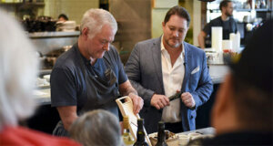 Todd Humphries and Liam Mayclem Cooking Demo at Kitchen Door