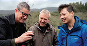 Ken Frank, Dr. Paul Thomas, and Robert Chang