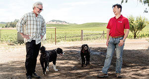 Robert Sinskey and Robert Chang of American Truffle Company